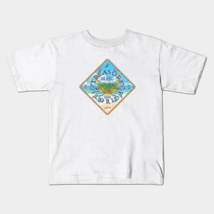 Treasure Island, Florida, Blue Crab on Beach Kids T-Shirt